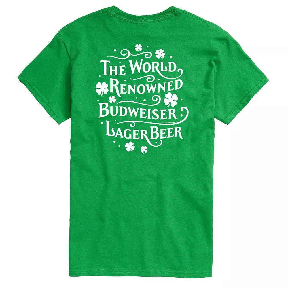 Big & Tall Budweiser World Renowned Clover Graphic Tee, Men's,  Product Image