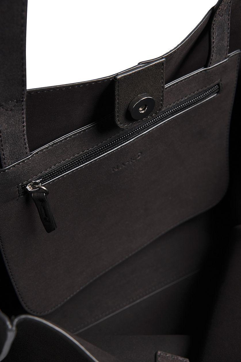 Suede Squared Tote Bag Product Image