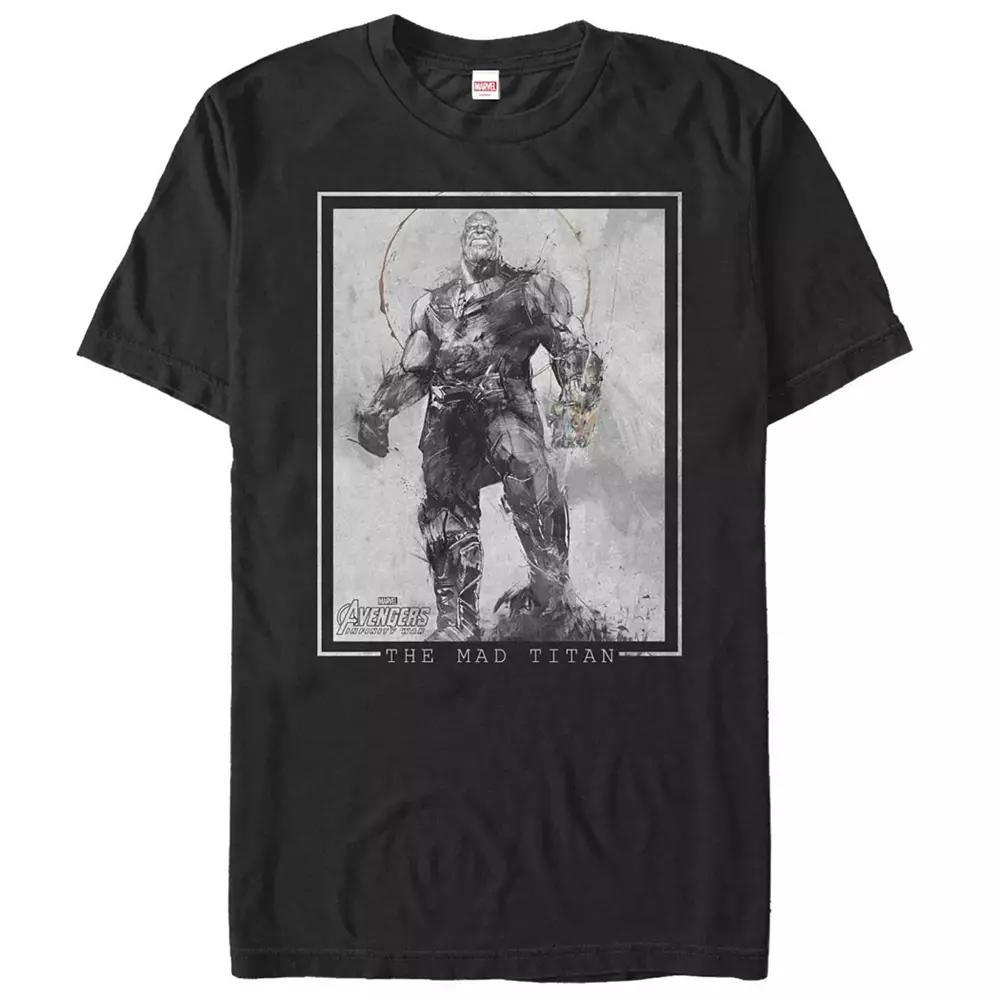 Men's Marvel Avengers Infinity War Thanos The Mad Titan Graphic Tee,  Product Image