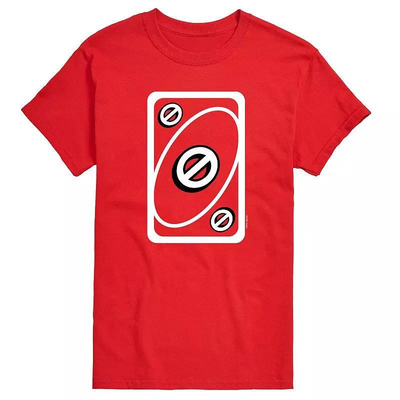 Big & Tall UNO Red Skip Tee, Men's, Size: 4XB Product Image