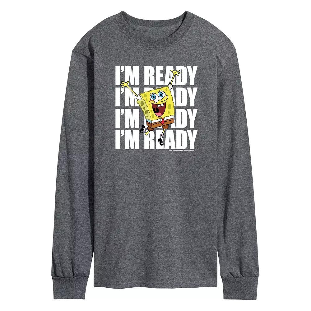 Men&#x27;s SpongeBob SquarePants Im Ready Tee,  Product Image