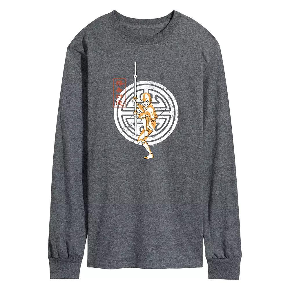 Men's Avatar Aang Crest Long-Sleeve Tee,  Product Image