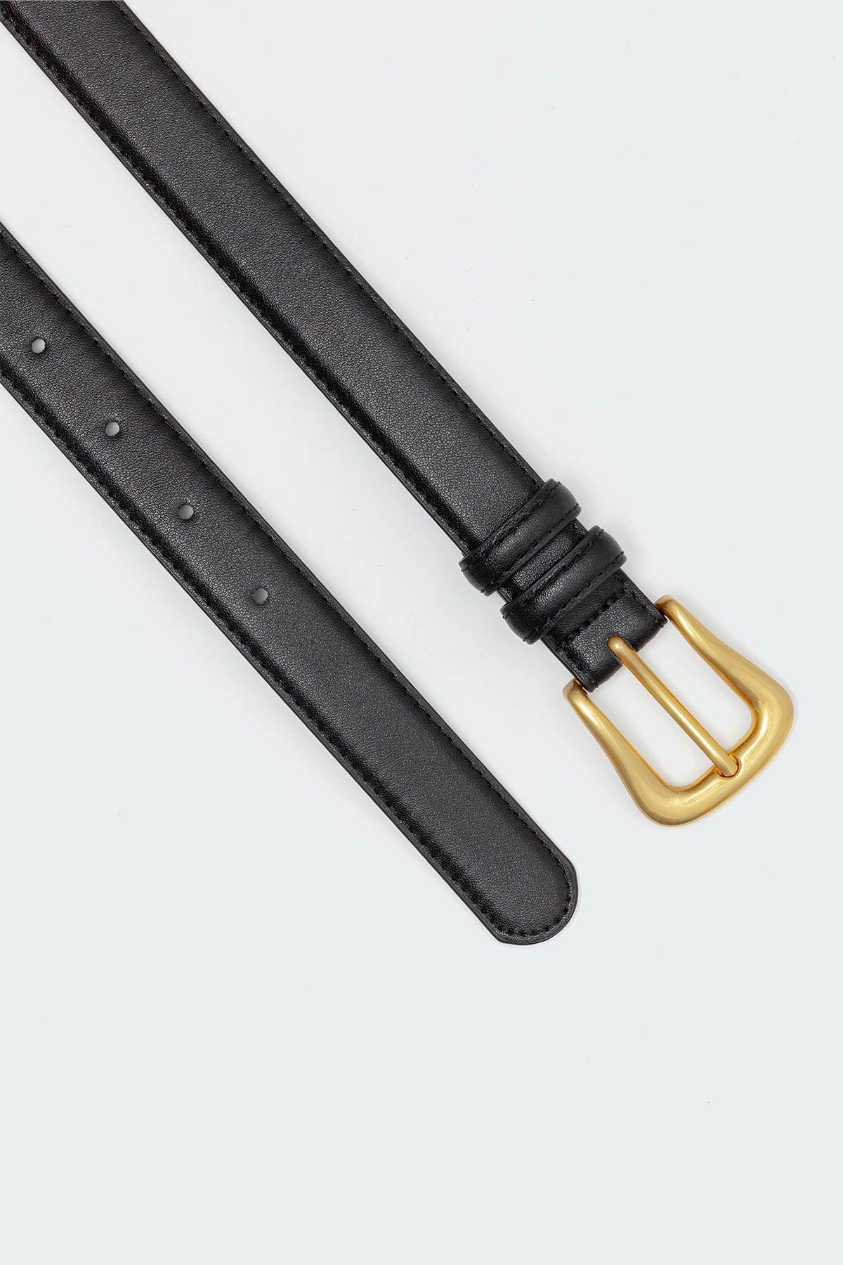 Back To Basics Faux Leather Belt Product Image