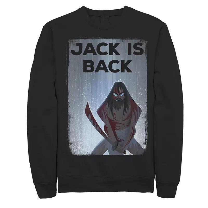 Men's Cartoon Network Samurai Jack The Jack Is Back Rainwaters Fleece, Size: 3XL, Black Product Image