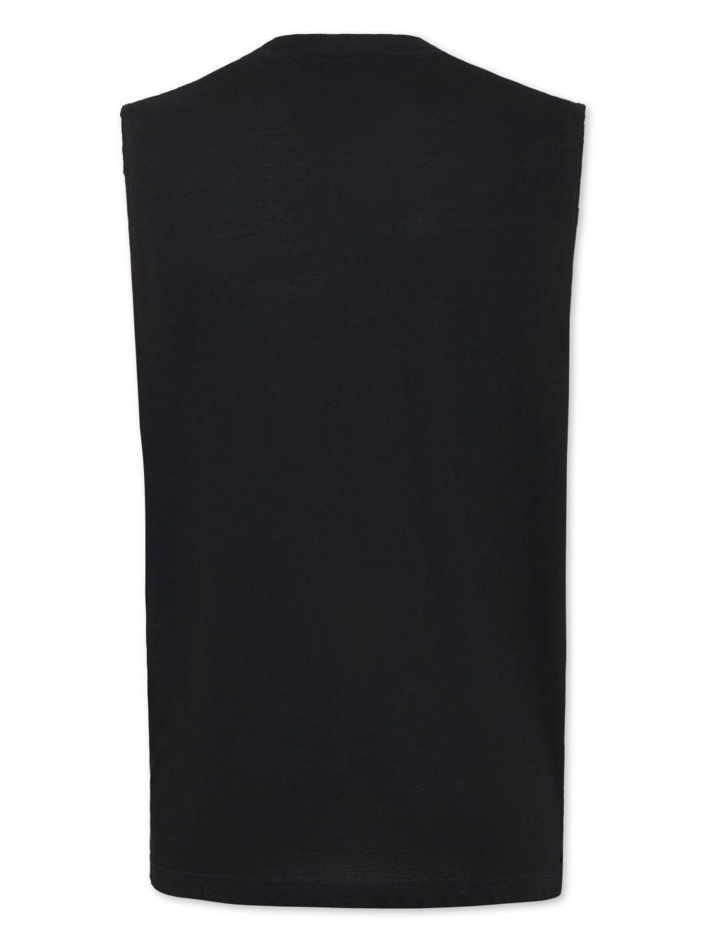 text-print tank top Product Image