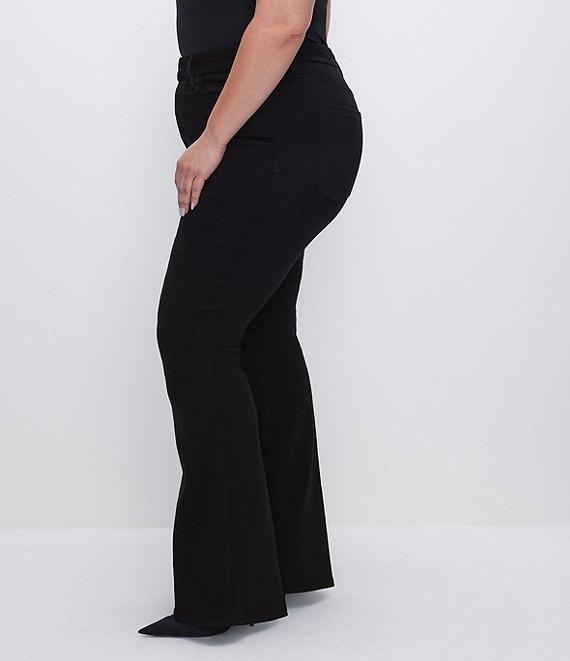 Good American Plus Size Good Legs Flare Denim Never Fade Jeans Product Image
