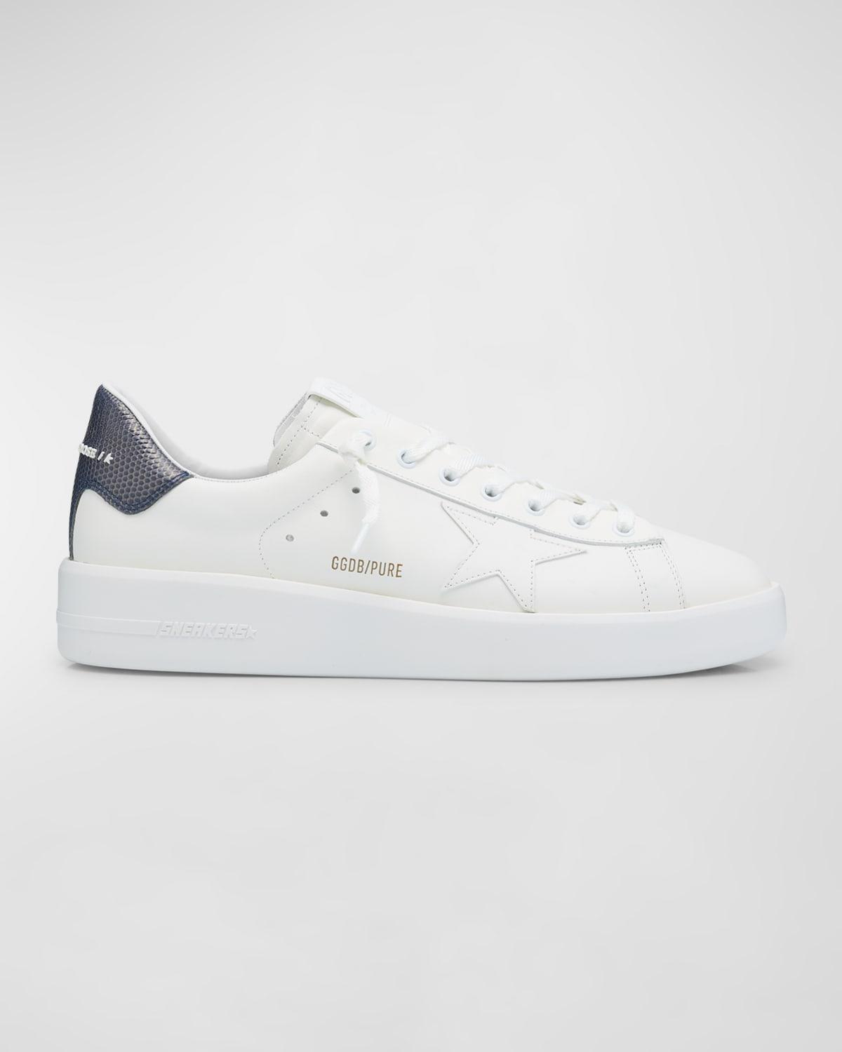 Mens Pure Star Leather Low-Top Sneakers Product Image