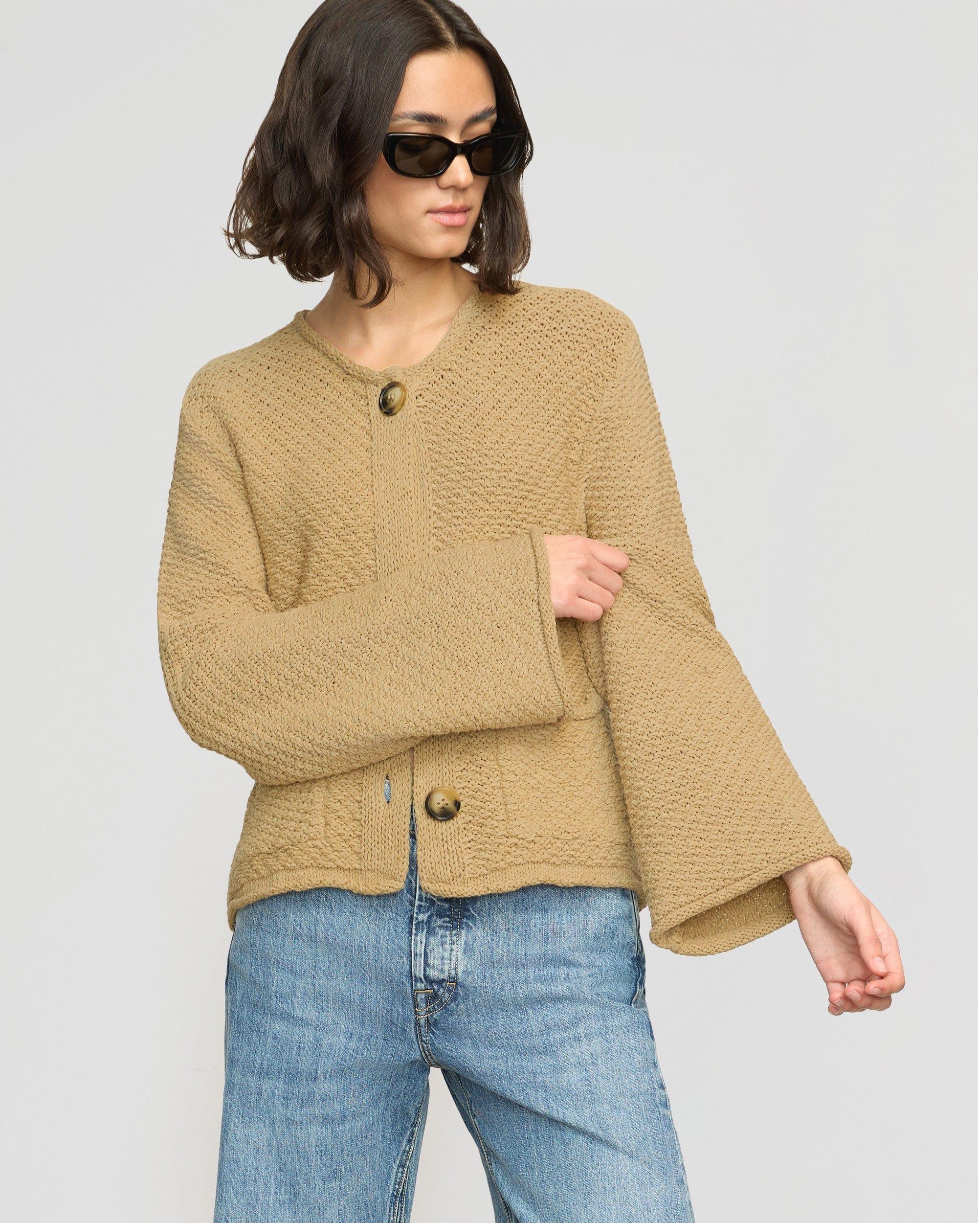 Yoojin Textured Knit Cardigan Product Image