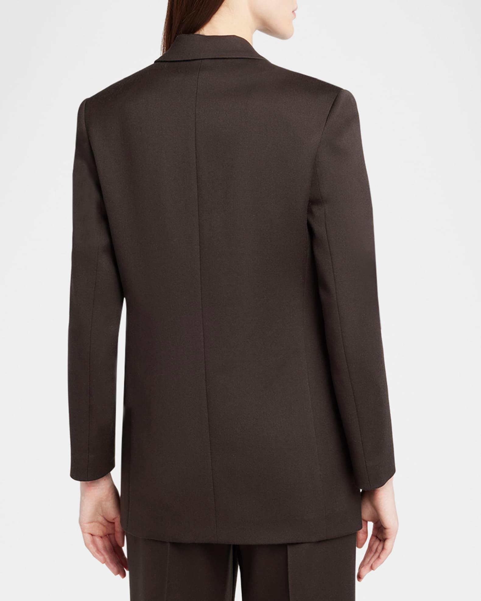 Virgin Wool Single-Breasted Blazer Product Image