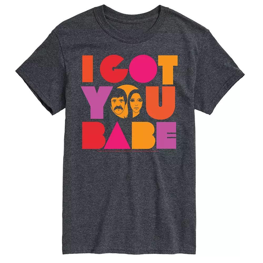 Big & Tall Sonny And Cher I Got You Tee, Men's,  Product Image