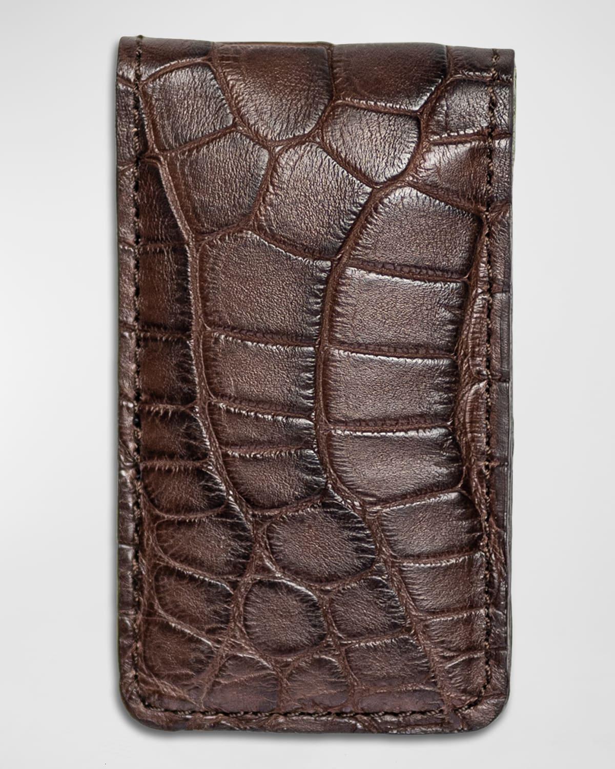 Mens Magnetic Alligator Money Clip Product Image