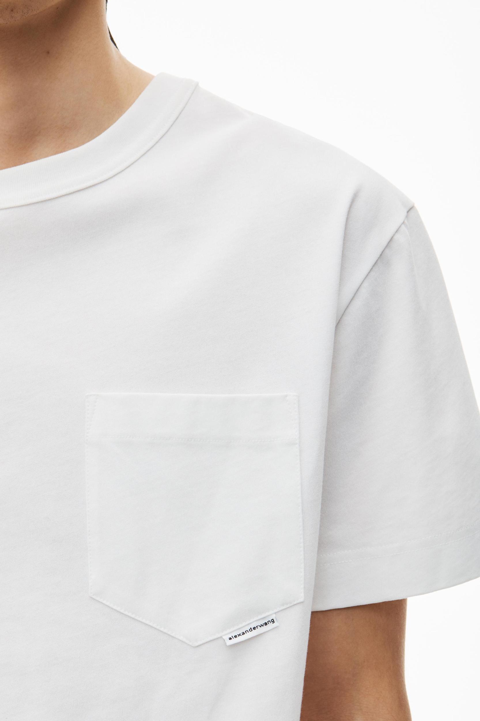 Unisex Pocket Tee In High Twist Jersey Product Image
