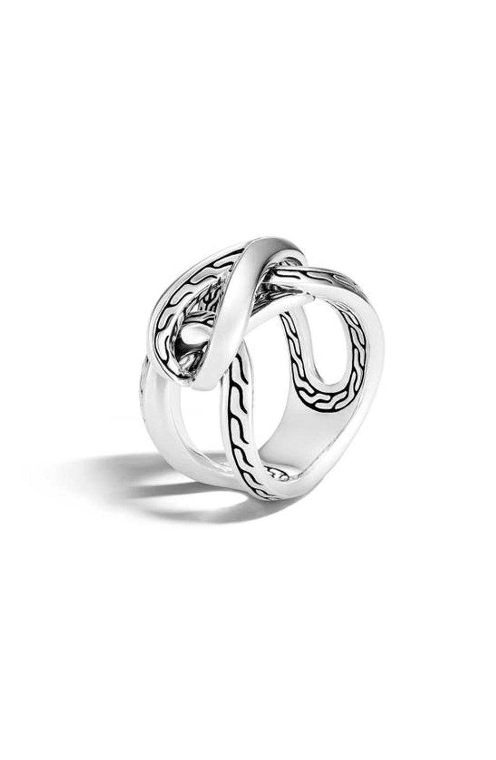 JOHN HARDY Sterling Silver Asli Classic Chain Openwork Statement Ring Product Image