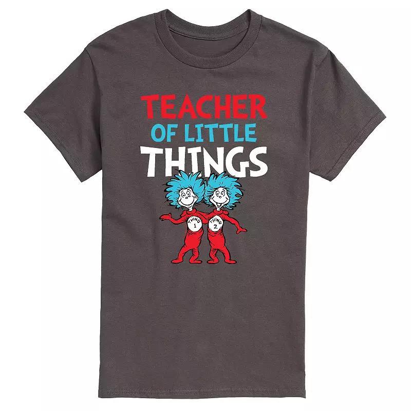 Men's Dr. Seuss Teacher Of Little Things Tee, Size: Small, Grey Product Image