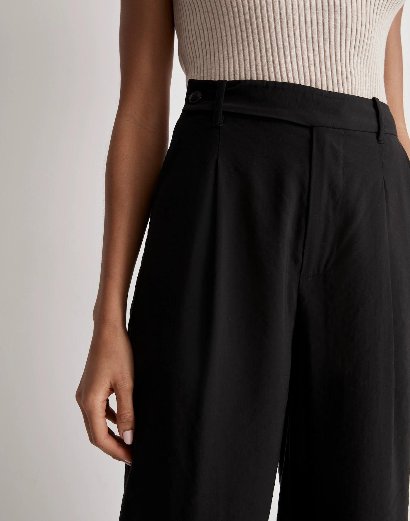 The Harlow Wide-Leg Ankle Pant in Softdrape Product Image