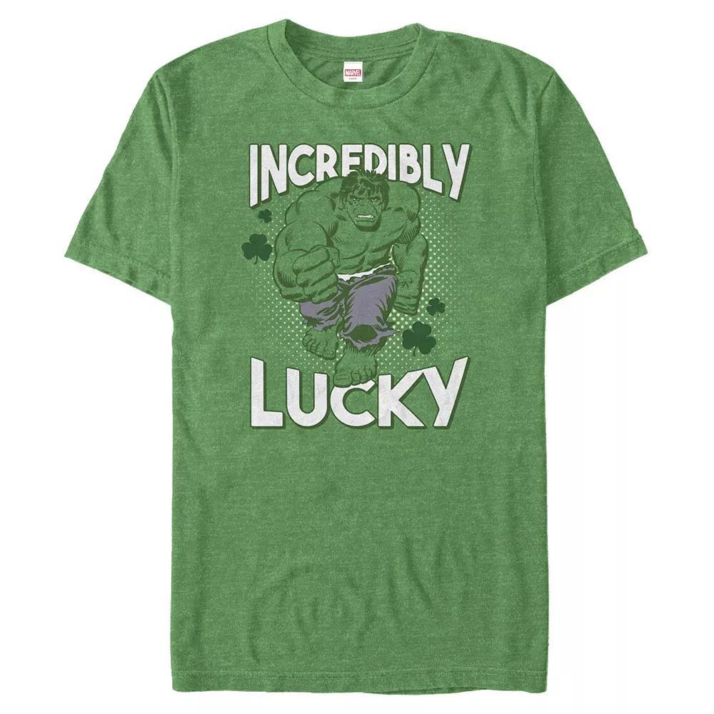 Big & Tall Marvel Hulk Incredibly Lucky Graphic Tee, Men's,  Product Image
