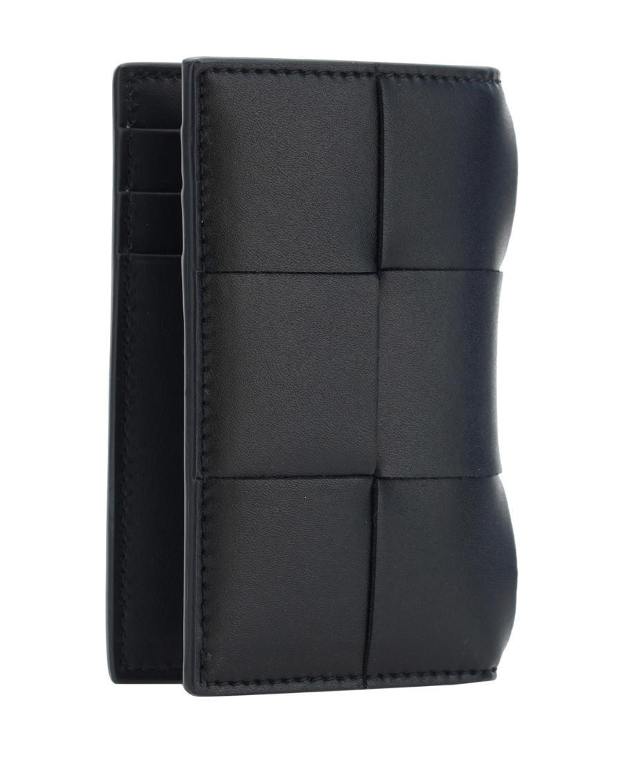 BOTTEGA VENETA Double-folded Wallet In Black Product Image