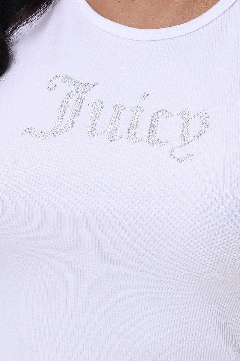 Small Bling High Neck Crop Tank Product Image