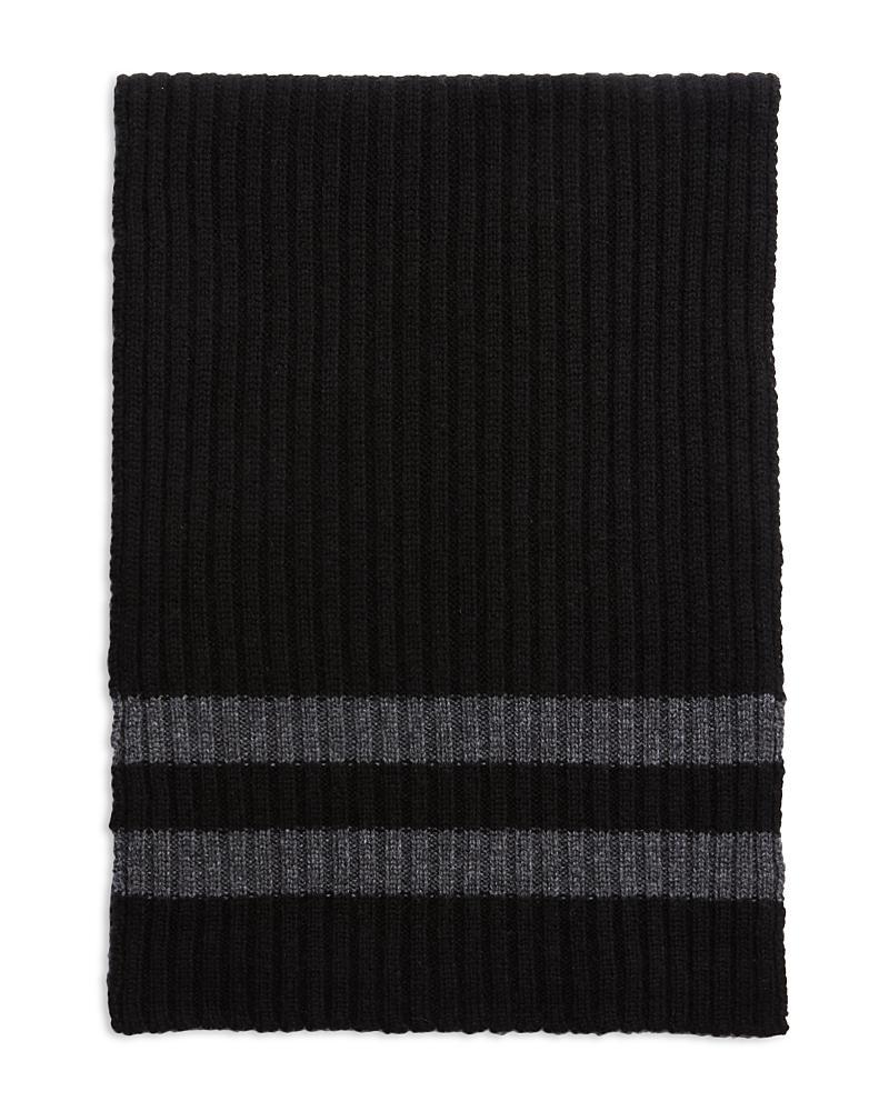 The Mens Store at Bloomingdales Striped Knit Scarf - Exclusive Product Image