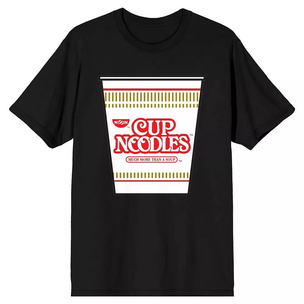 Men's Nissin Instant Cup Noodles Tee, Size: Large, Black Product Image