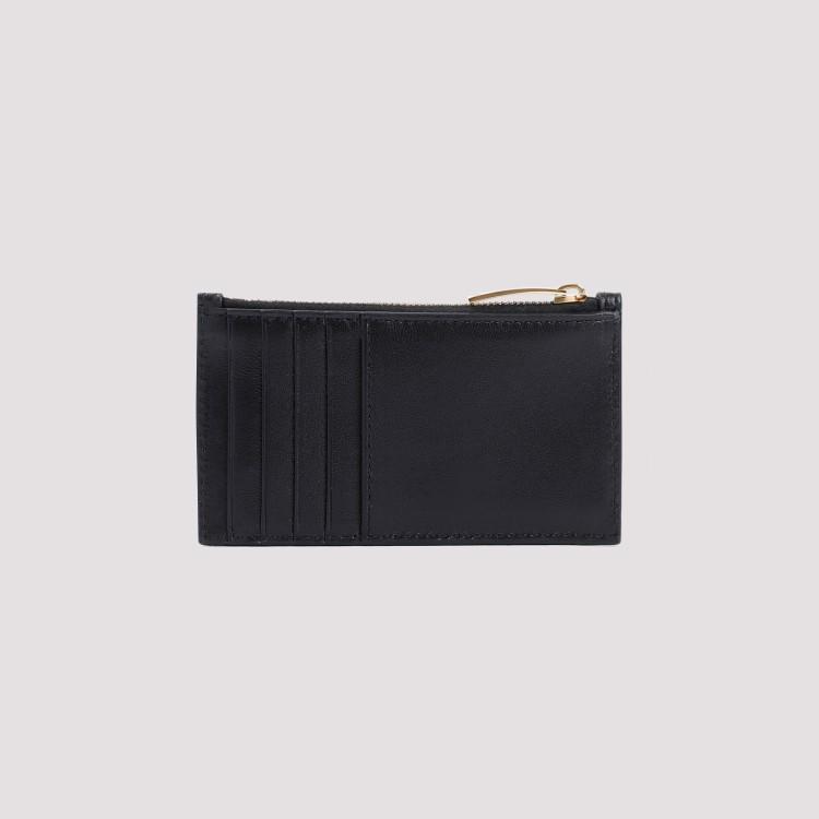 Zipped Card Case In Black Product Image