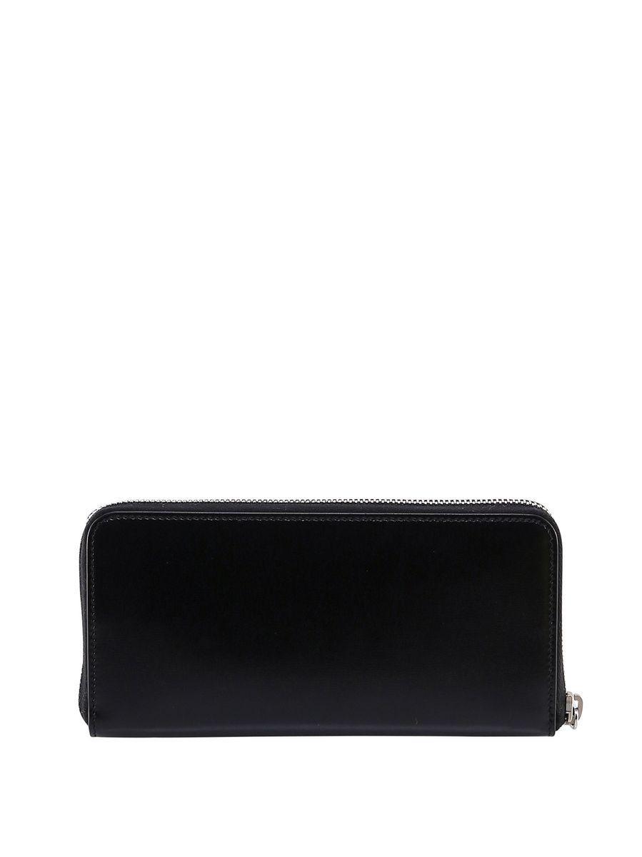 SAINT LAURENT Logo Wallet Wallets, Card Holders Black Product Image