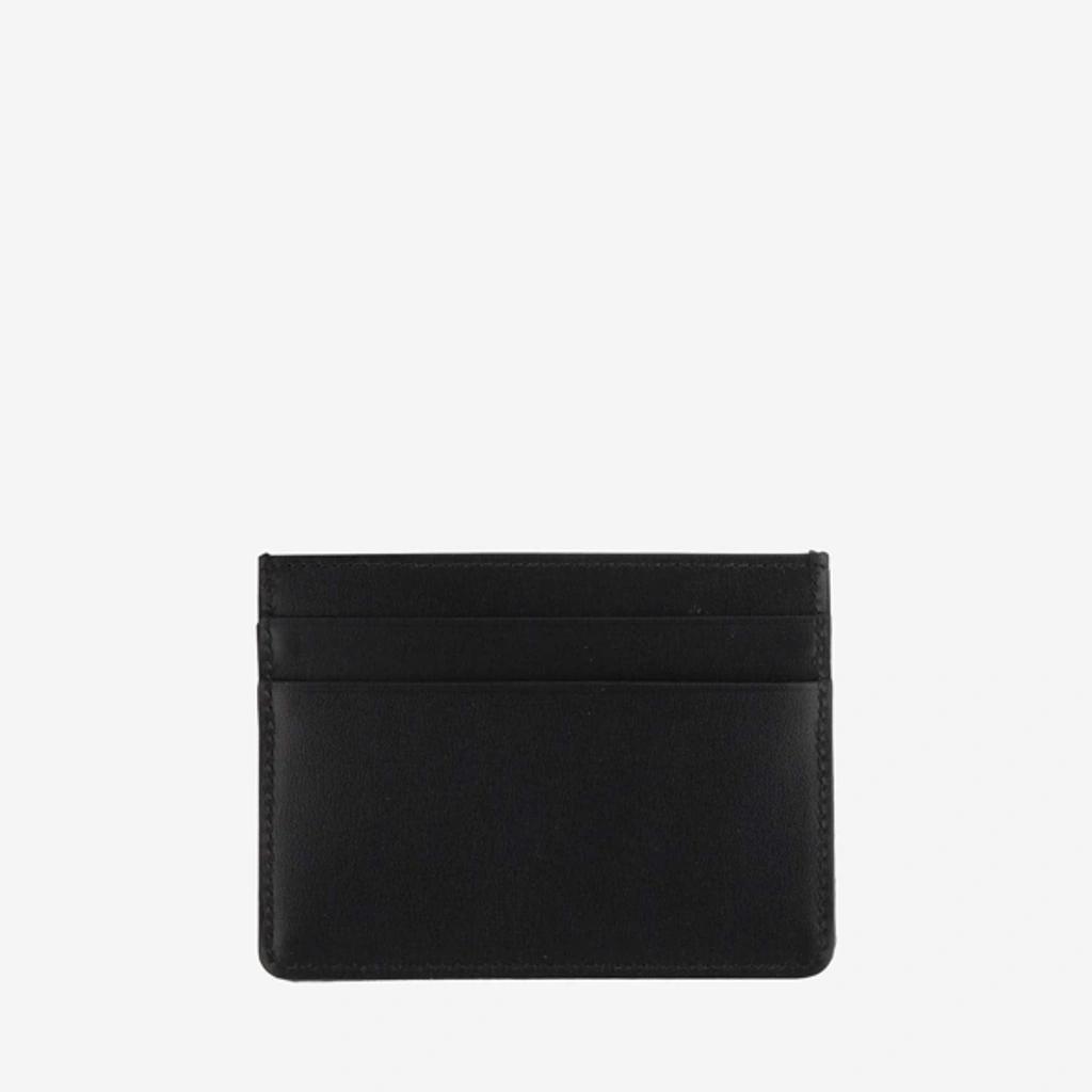 DOLCE & GABBANA Coated Jacquard Card Holder In Black Product Image