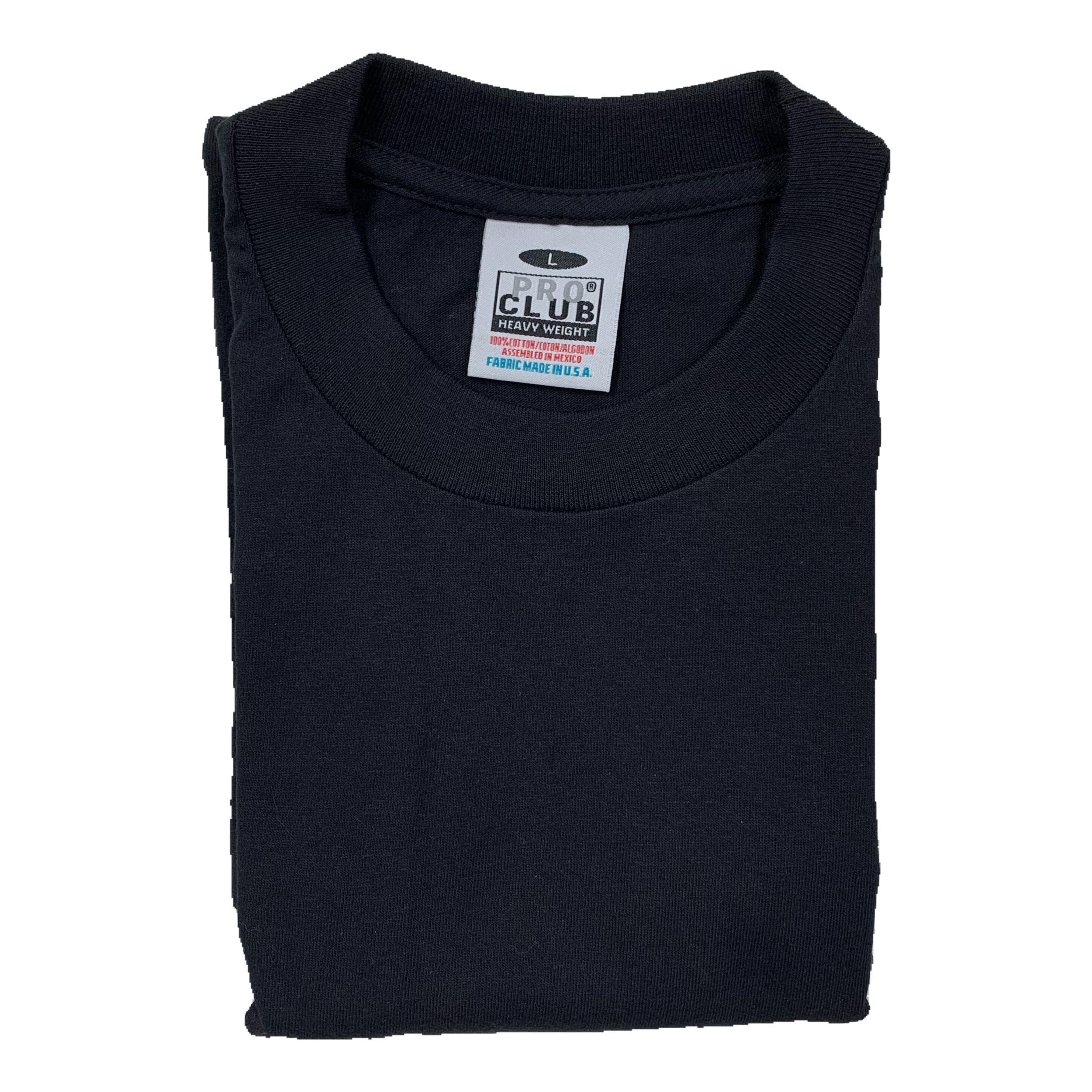 Pro Club Men's Heavyweight Cotton Short Sleeve Crew Neck T-Shirt Male Product Image