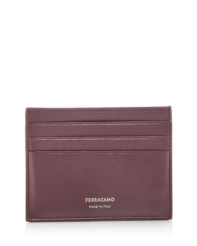 Ferragamo Mens Leather Card Case Product Image