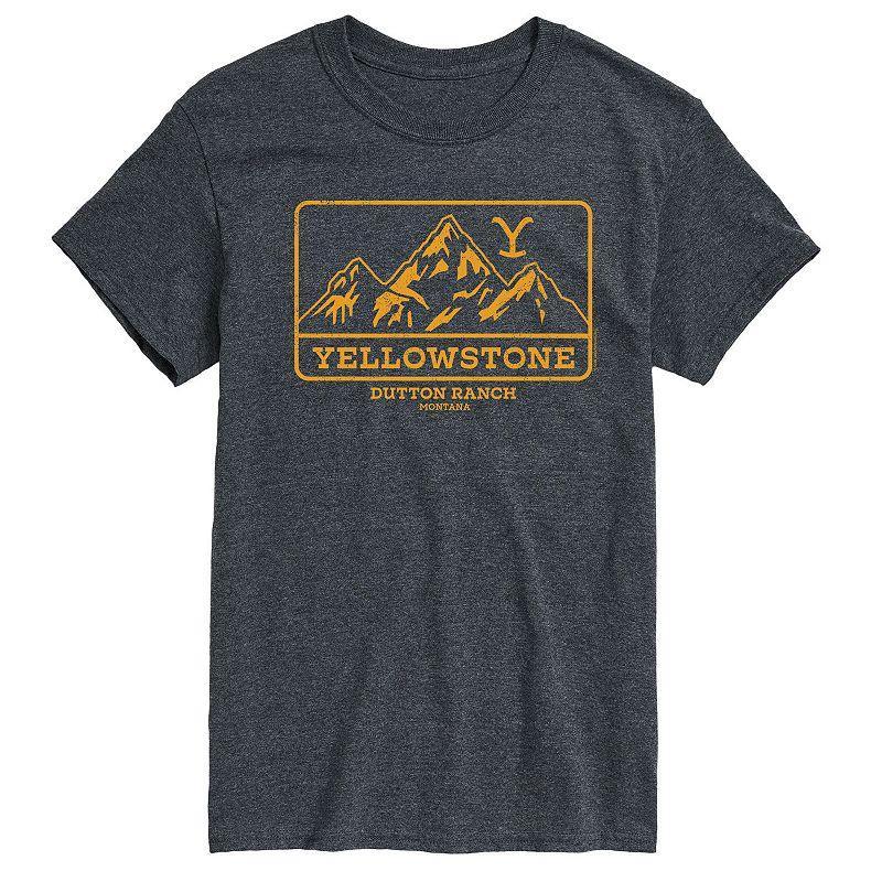 Men's Yellowstone Outdoor Scene Tee, Size: Small, Blue Product Image