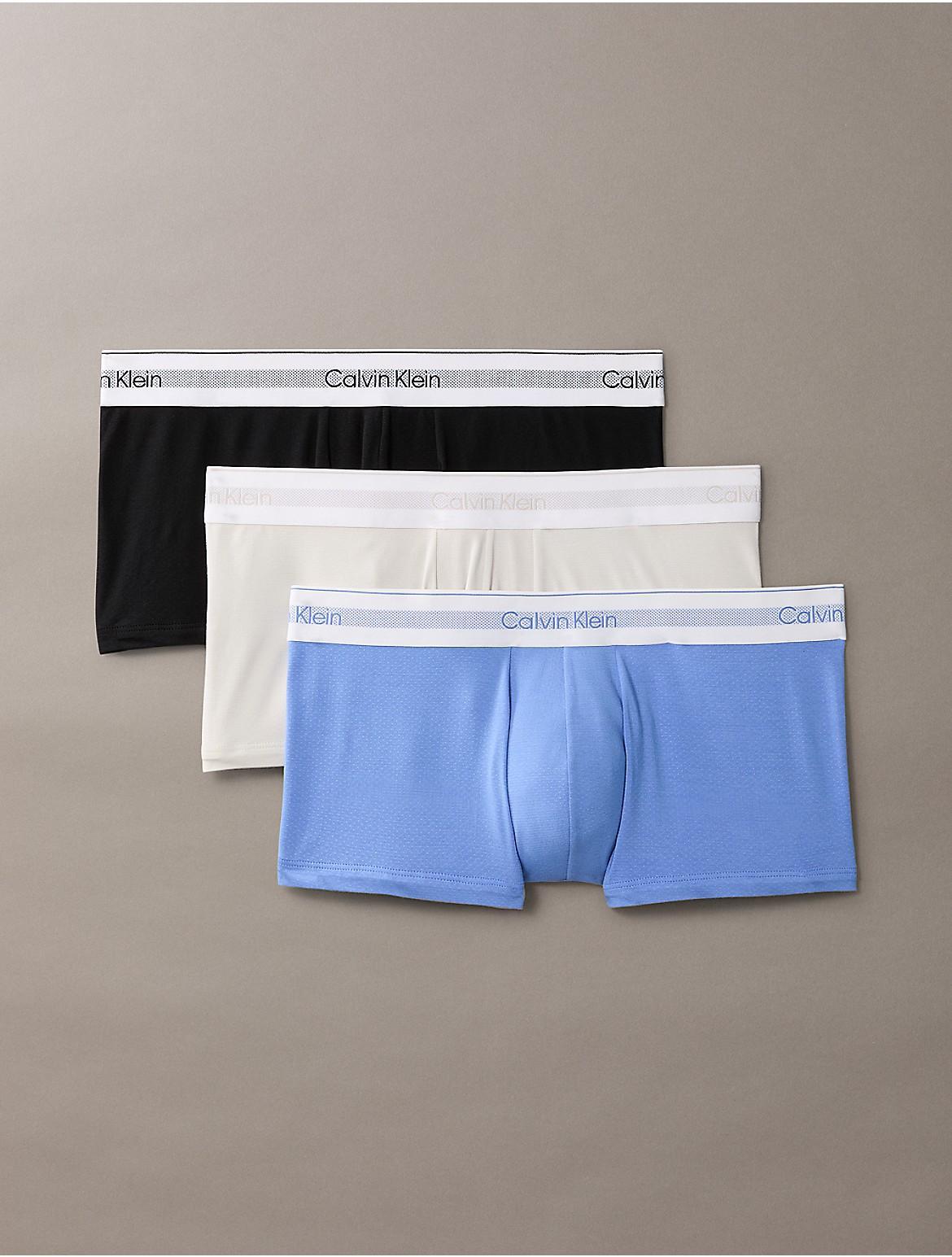 Calvin Klein Mens Icon Modal Mesh 3-Pack Low Rise Trunk Product Image