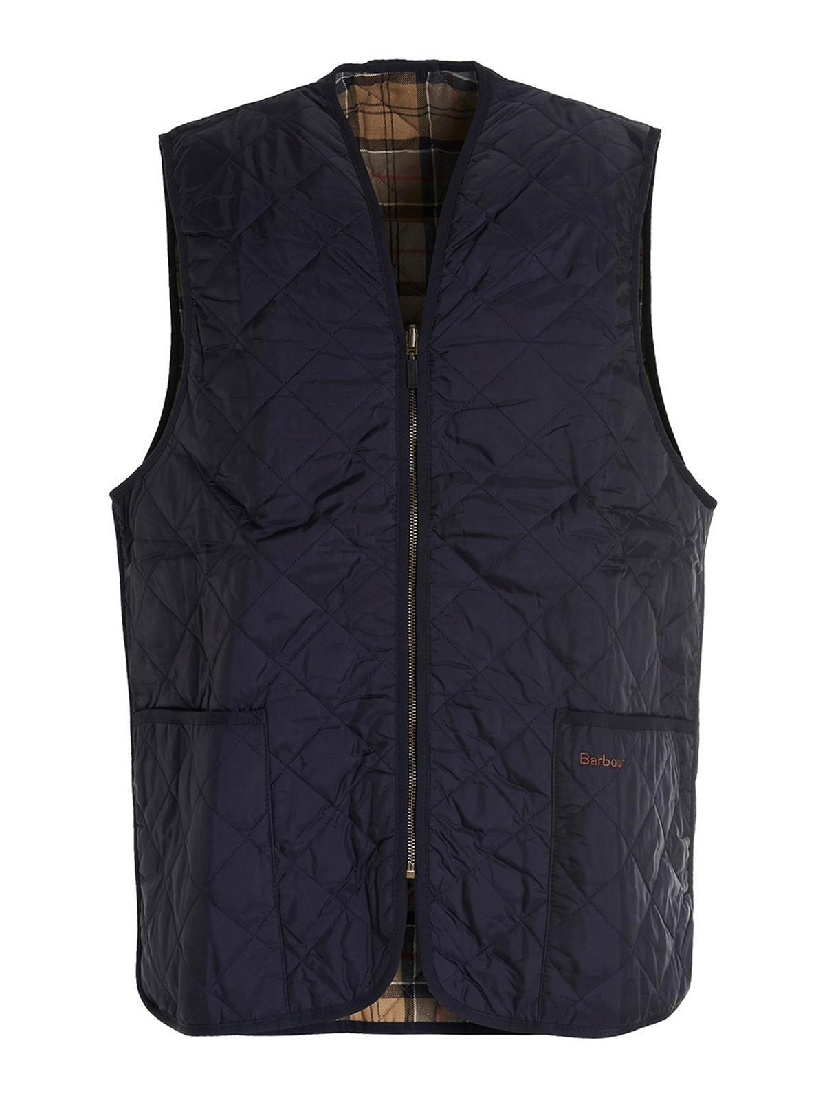 BARBOUR Quilted Vest In Blue Product Image