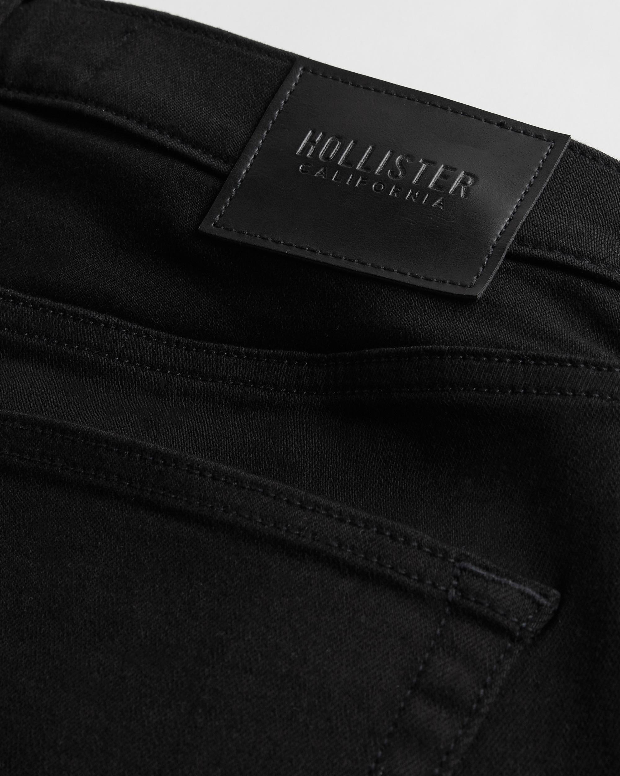 Black No Fade Straight Jeans Product Image