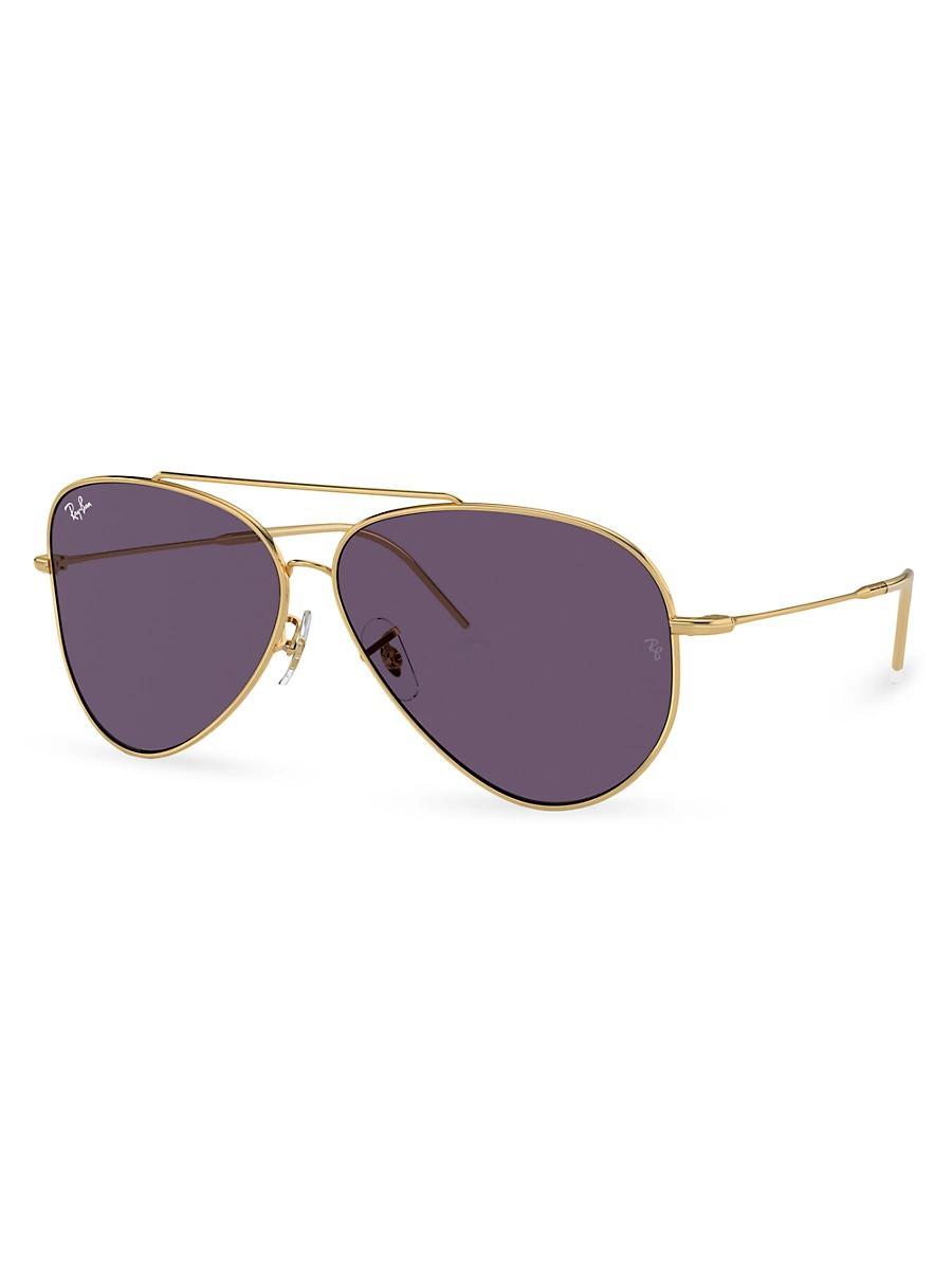 Ray-Ban Aviator Reverse Sunglasses Frame Grey Lenses Product Image