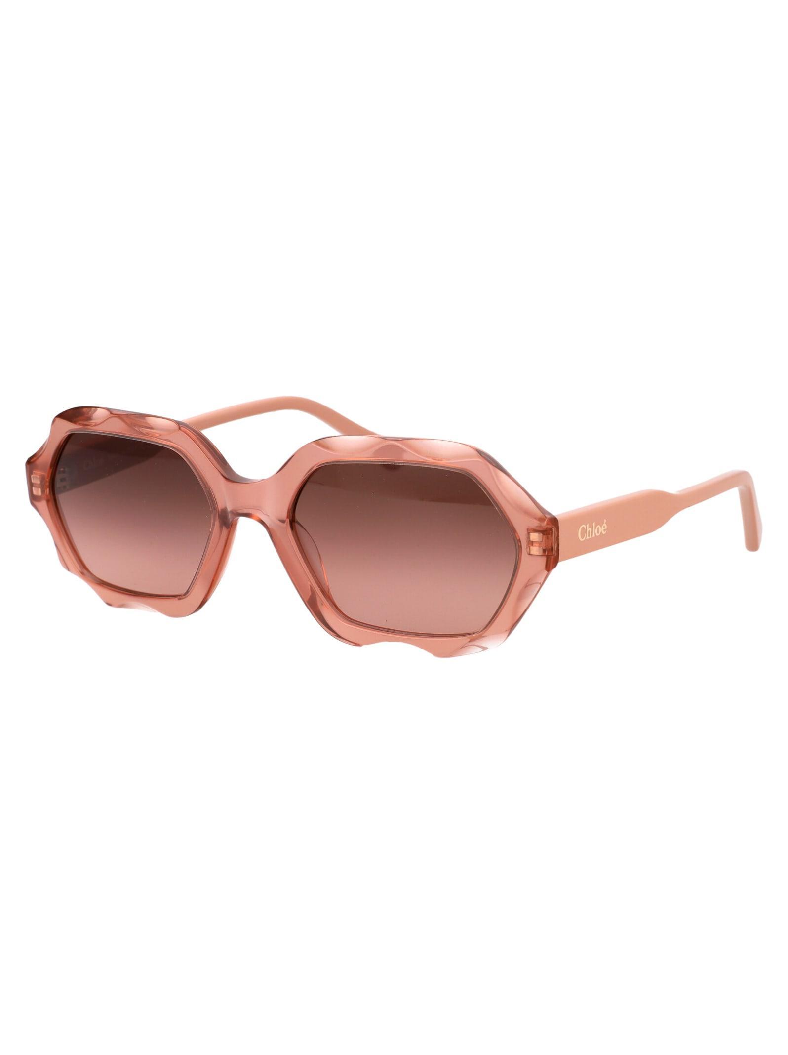 CHLOÉ Chloe Sunglasses In 003 Brown Pink Copper Product Image