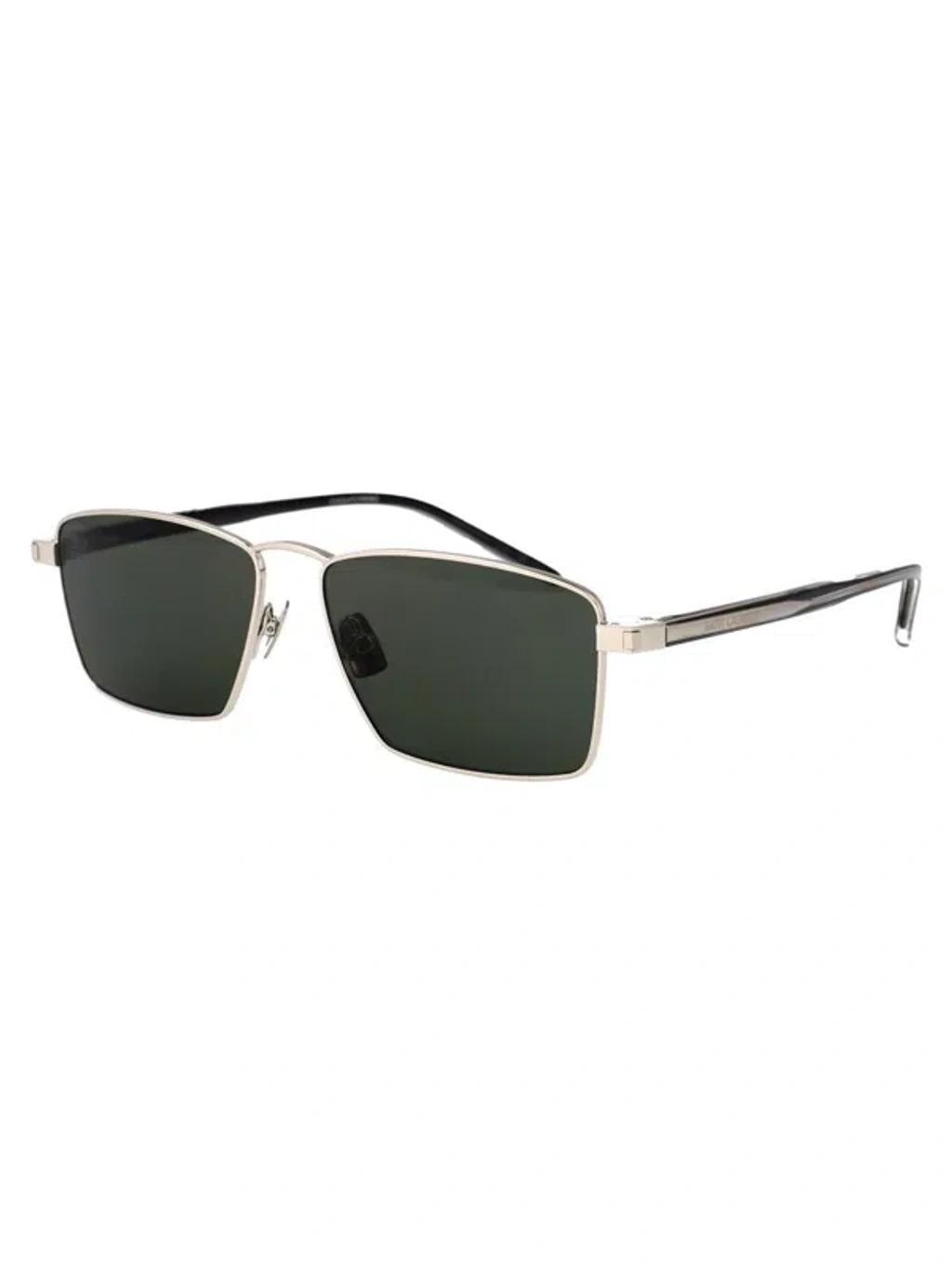 SAINT LAURENT Eyewear Sunglasses In Silver Product Image