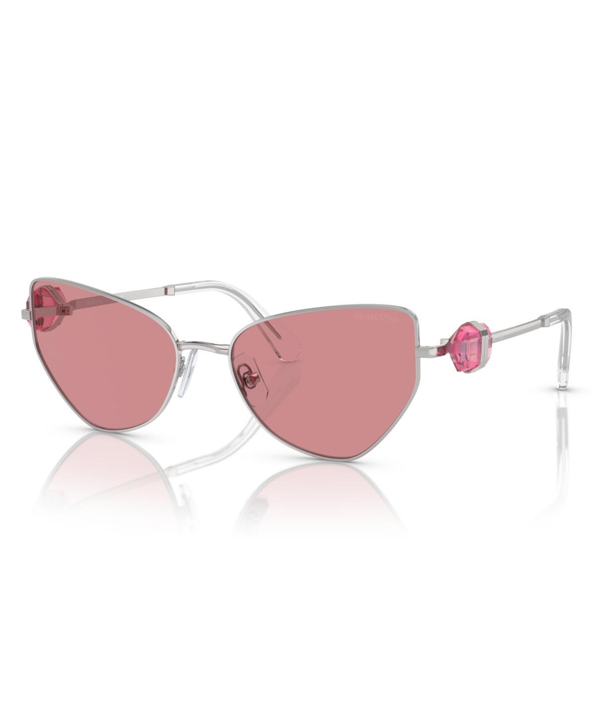 Swarovski Womens SK7003 57mm Statement Cat Eye Sunglasses Product Image