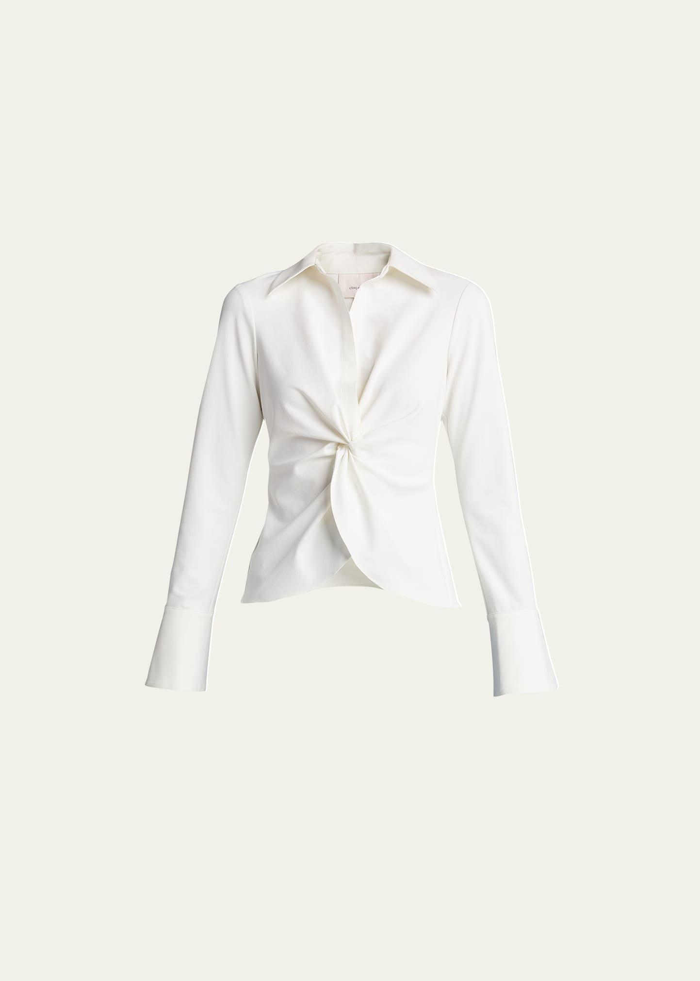 Womens Mckenna Twist-Front Blouse Product Image