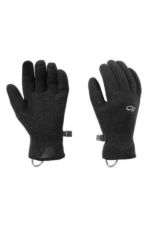 Outdoor Research Flurry Sensor Gloves (Grey Heather) Extreme Cold Weather Gloves Product Image