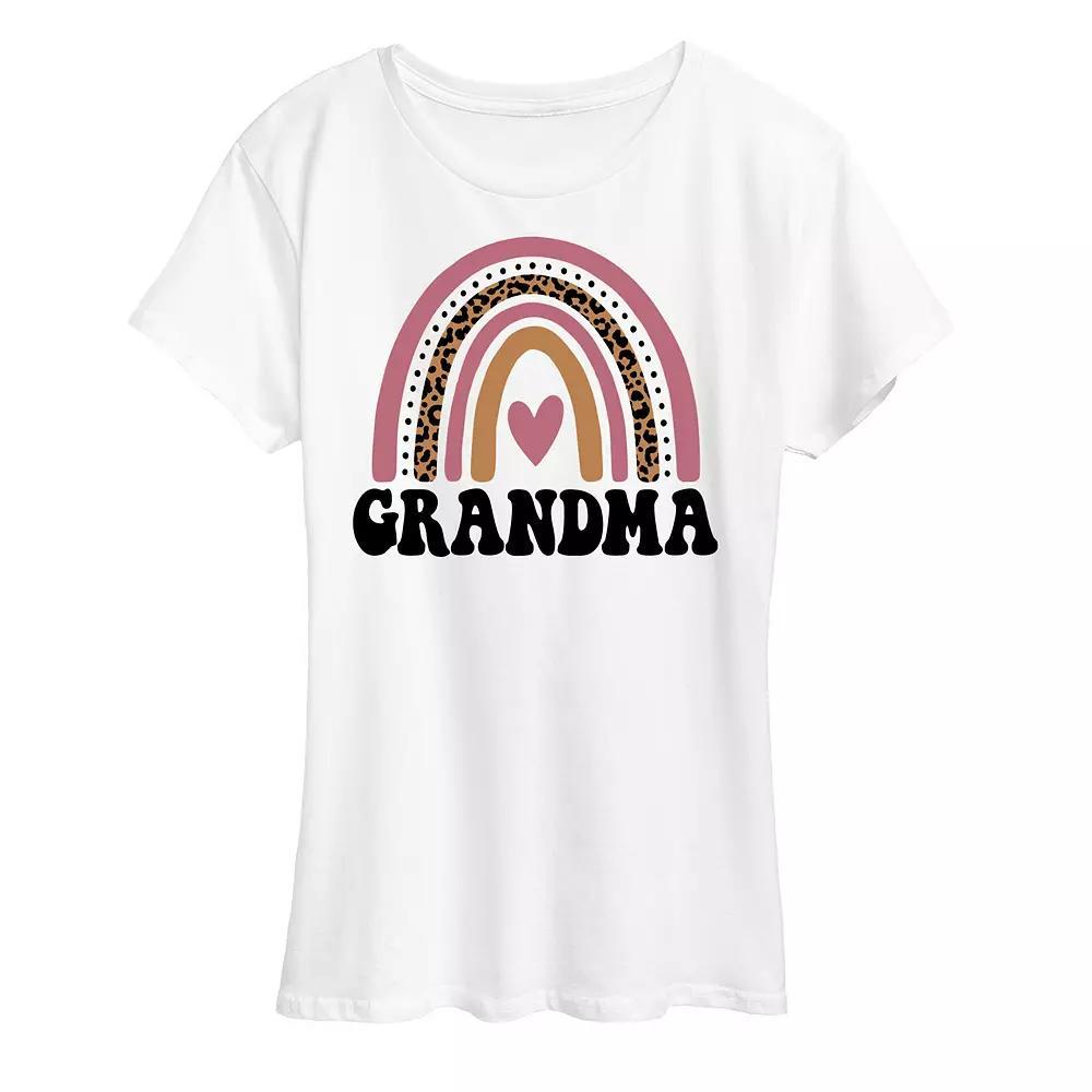 Women's Grandma Muted Rainbow Graphic Tee,  Product Image