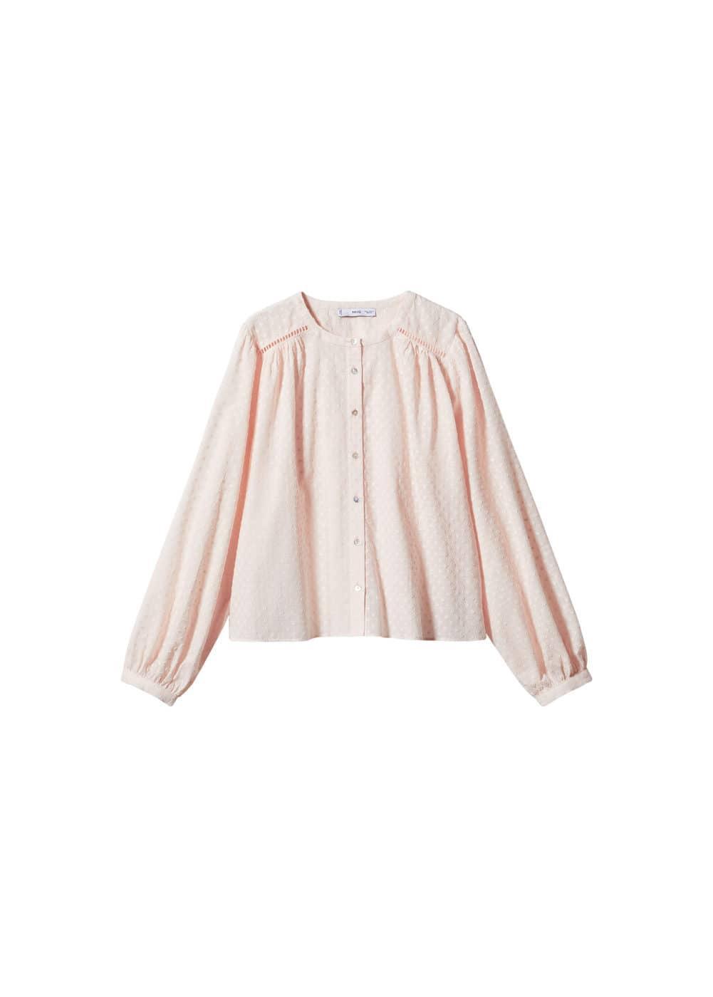 MANGO Plum Blouse (Pastel ) Women's Blouse Product Image