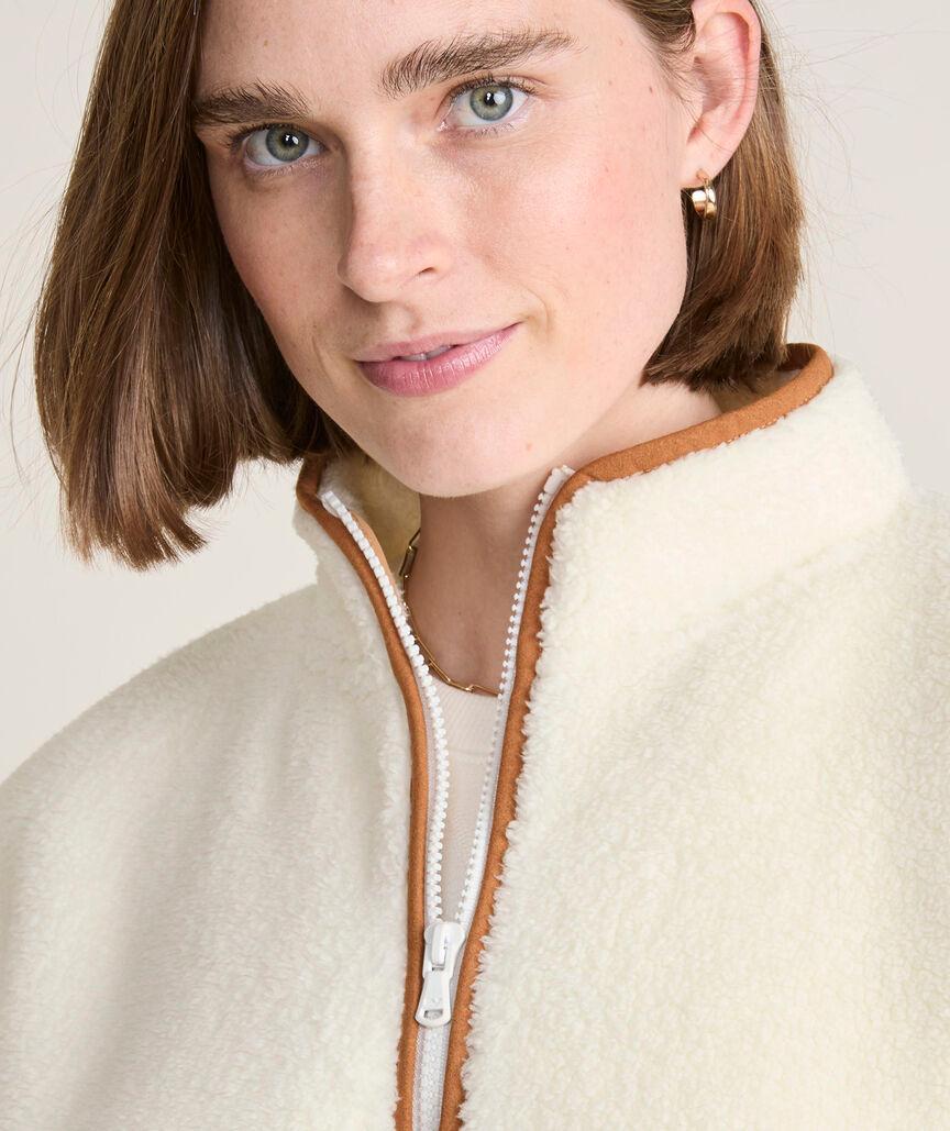 Teddy Fleece Full-Zip Vest Product Image