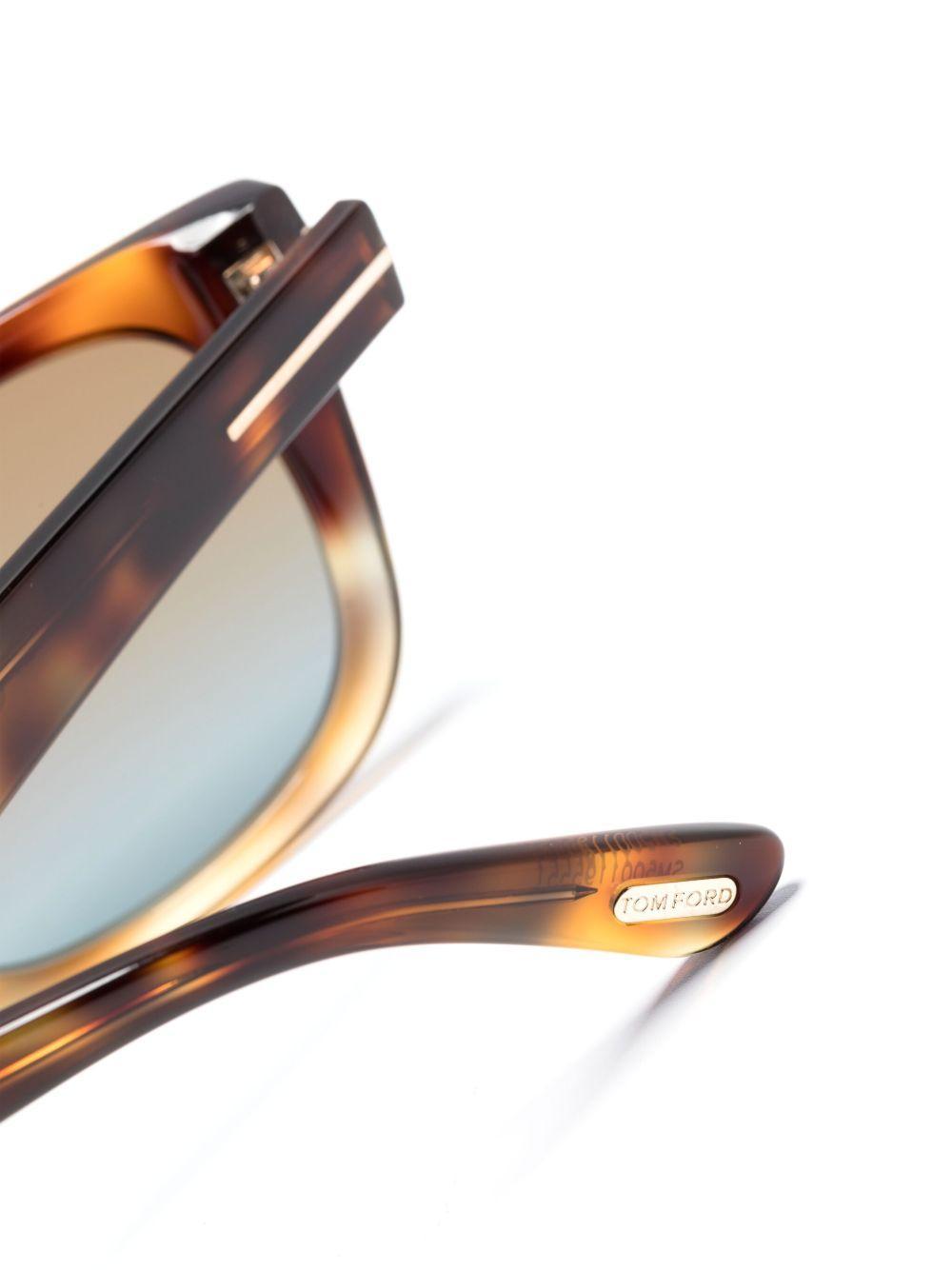 tortoiseshell wayfarer-frame glasses Product Image