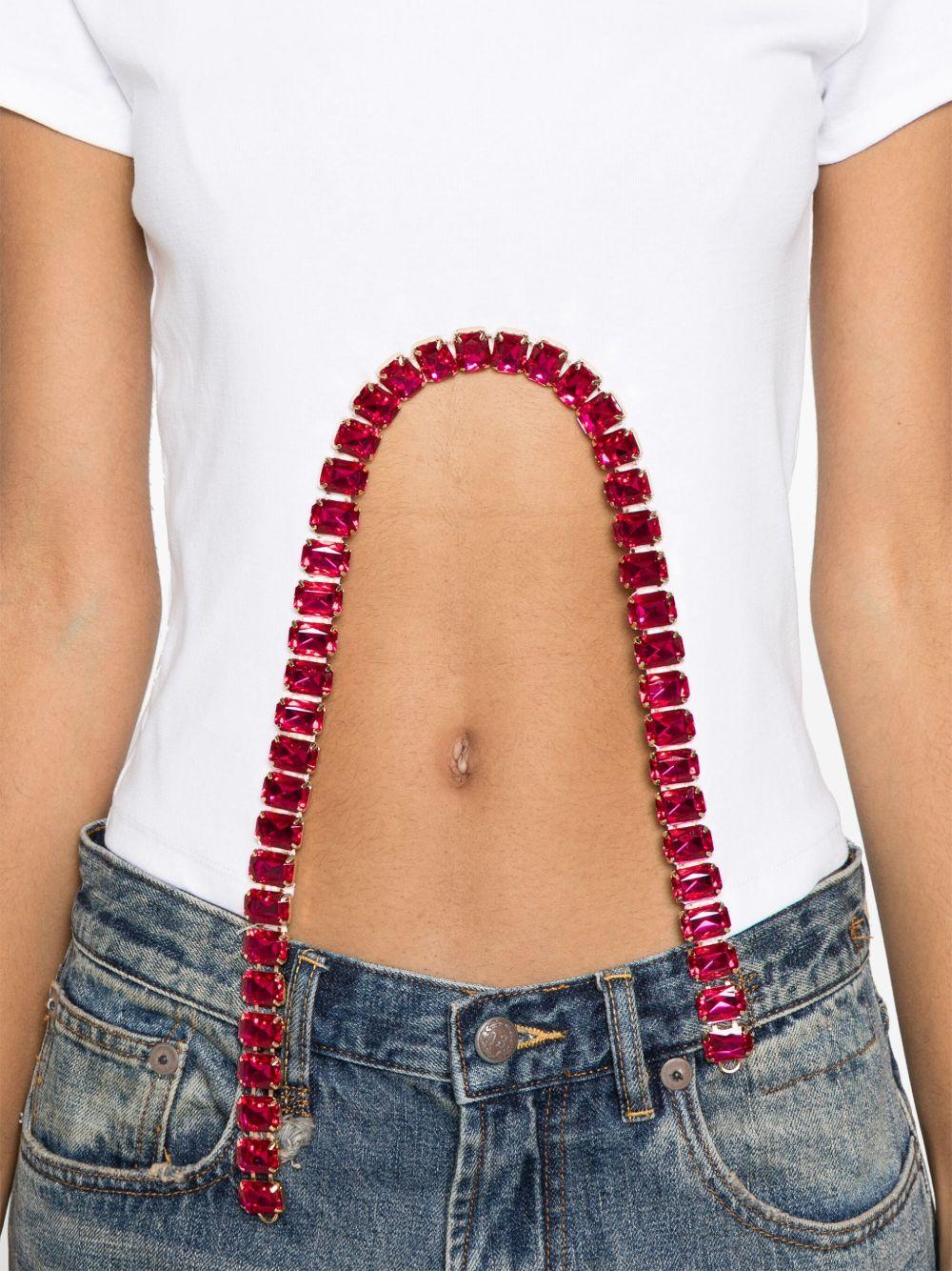 crystal-embellished T-shirt Product Image