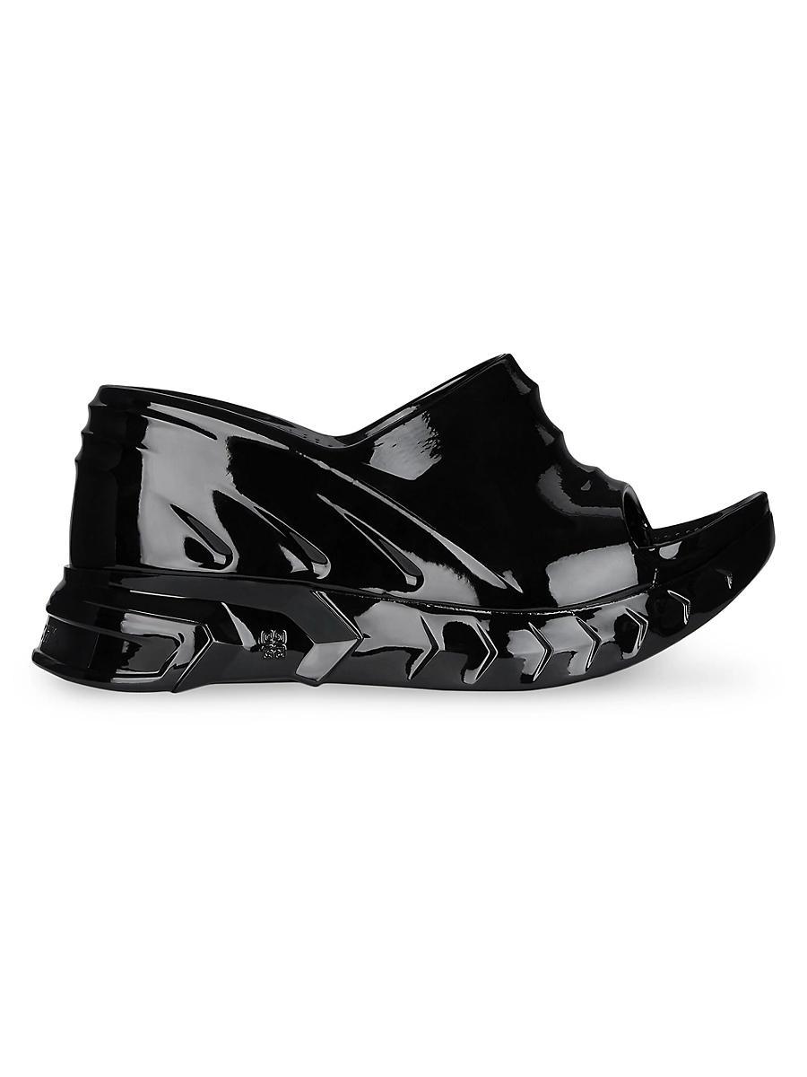 Womens Marshmallow Wedge Sandals in Rubber Product Image