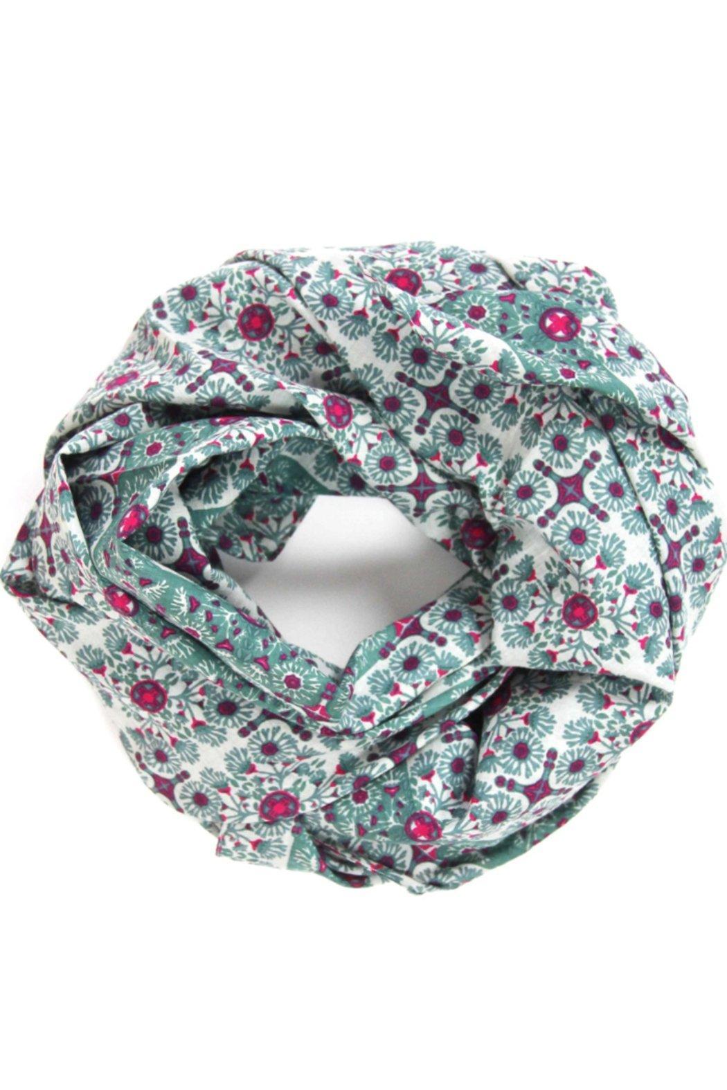 Tangerine Khaki Cotton Square Product Image