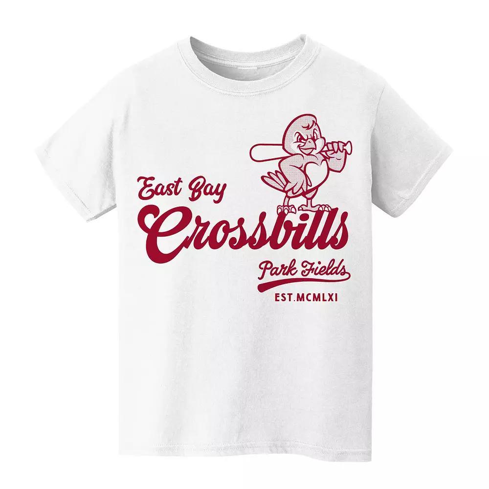 Kid's 8-20 Crossbills Graphic Tee, Boy's, Size: Large, White Product Image
