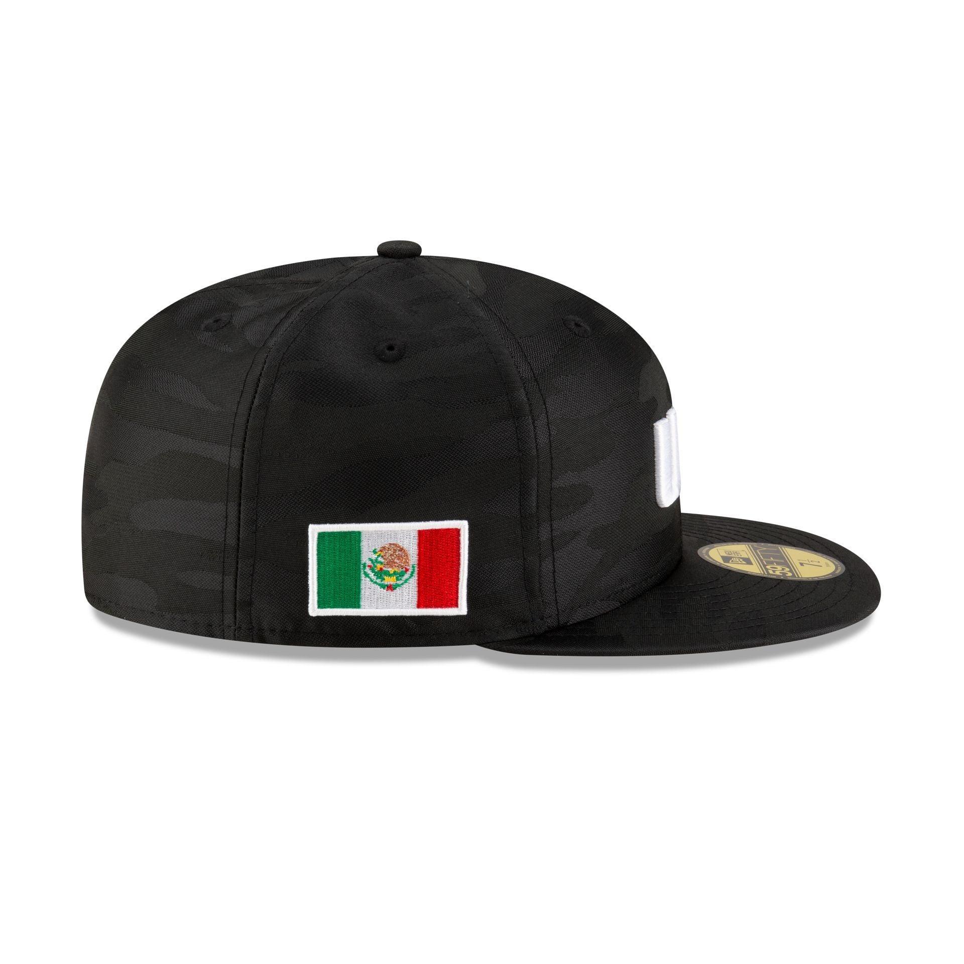 UFC Mexico Black Camo 59FIFTY Fitted Hat Male Product Image