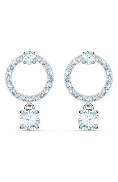 Swarovski Attract Circle Drop Earrings Product Image