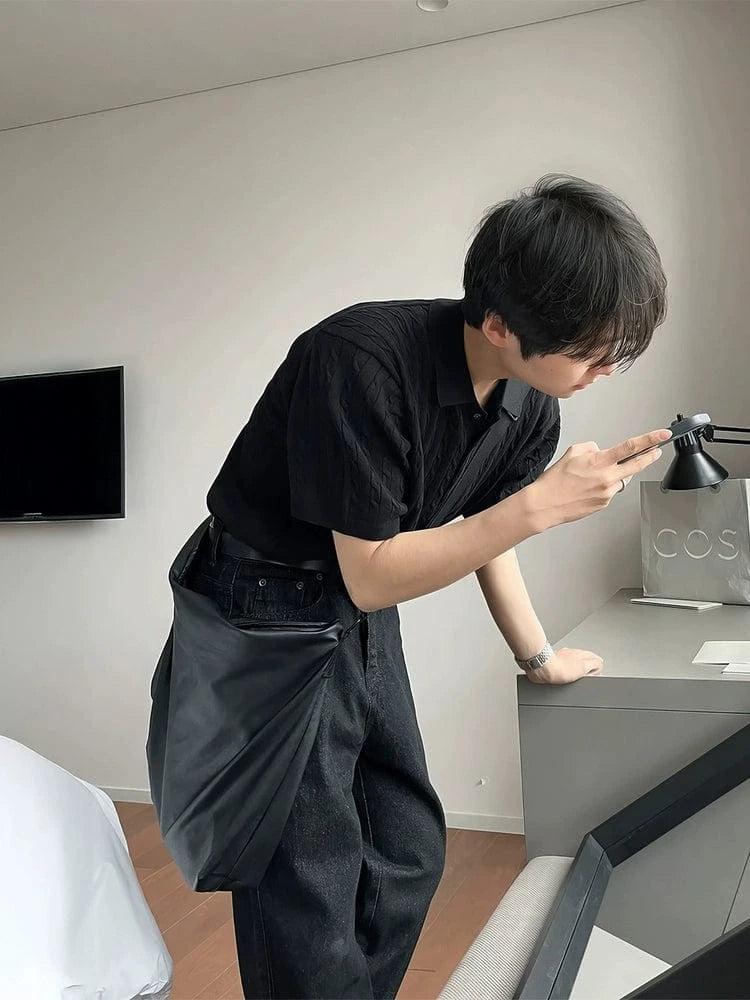 RT No. 18302 KNIT TWIST POLO SHORT SLEEVE Product Image